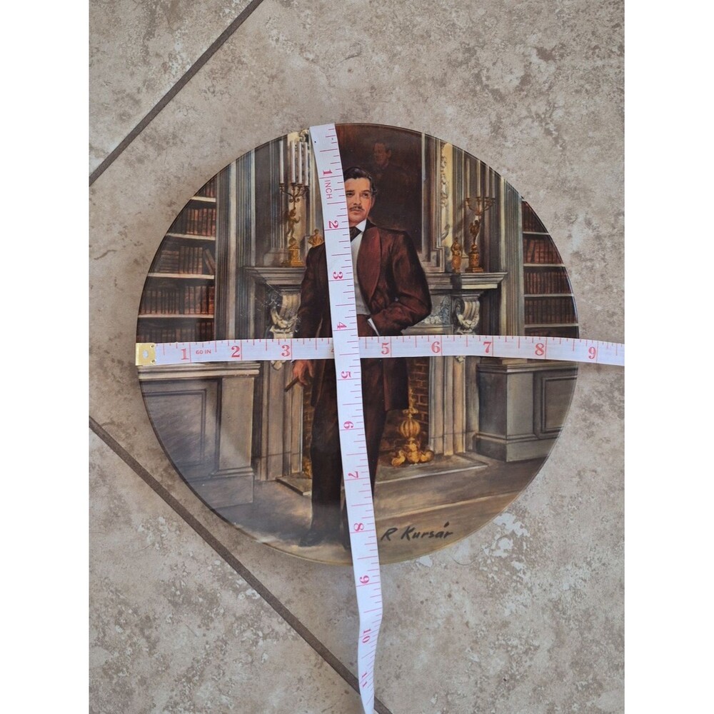 Knowles "Rhett" Gone with the Wind Vintage Plate - Picture 6 of 16